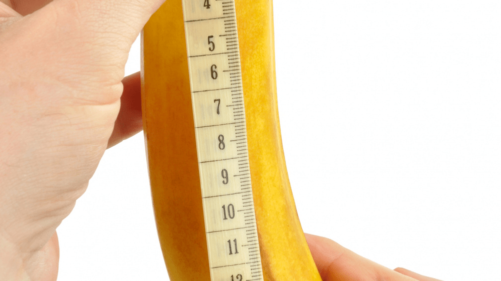 medindo o tamaño por centímetro